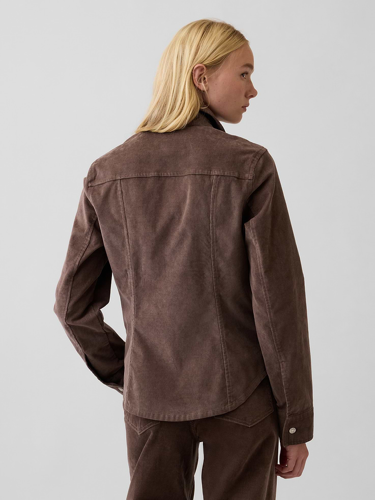 Image number 3 showing, Corduroy Fitted Shirt