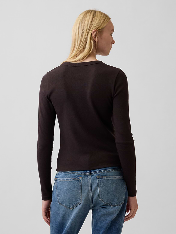 Modern Crewneck Cardigan