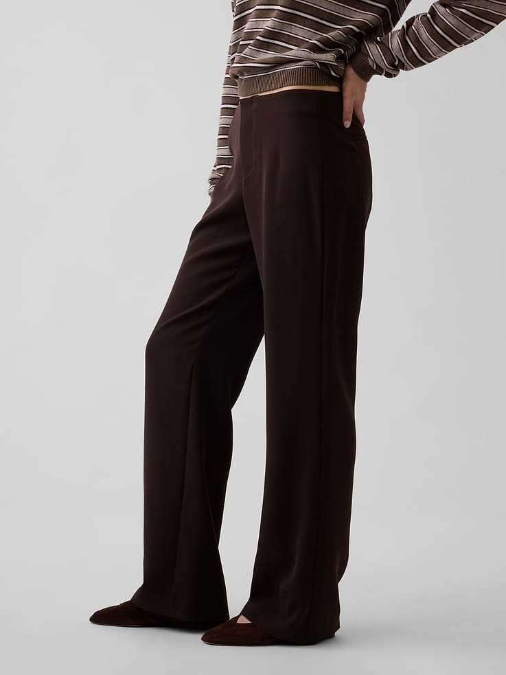Image number 3 showing, Low Rise Twill Flare Pants