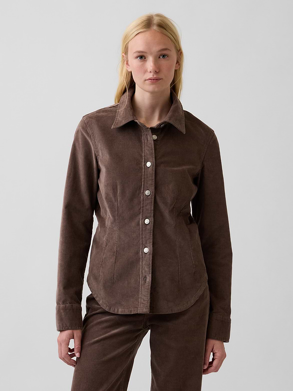 Corduroy Fitted Shirt