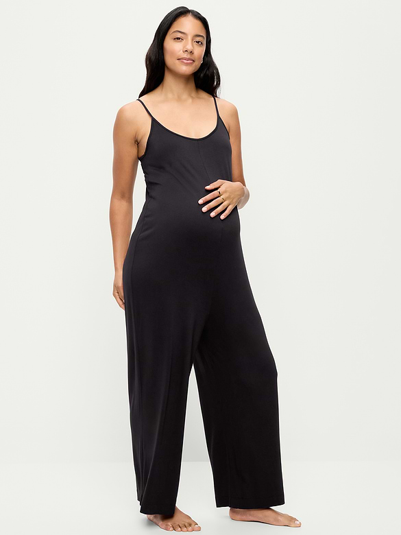 Maternity Sunday Sleep Knit Jersey Jumpsuit