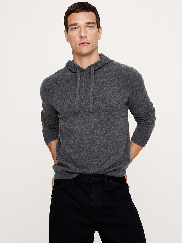 Cashmere Sweater Hoodie