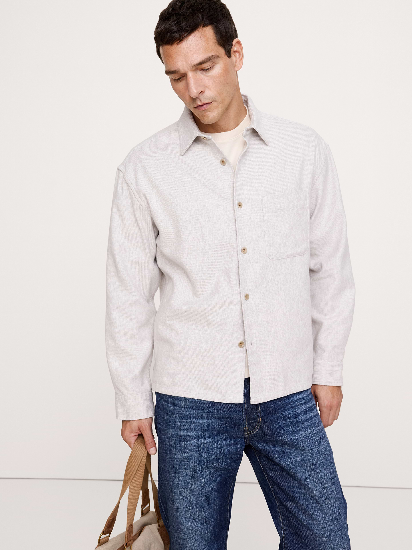 Image number 1 showing, Relaxed-Fit Flannel Shirt