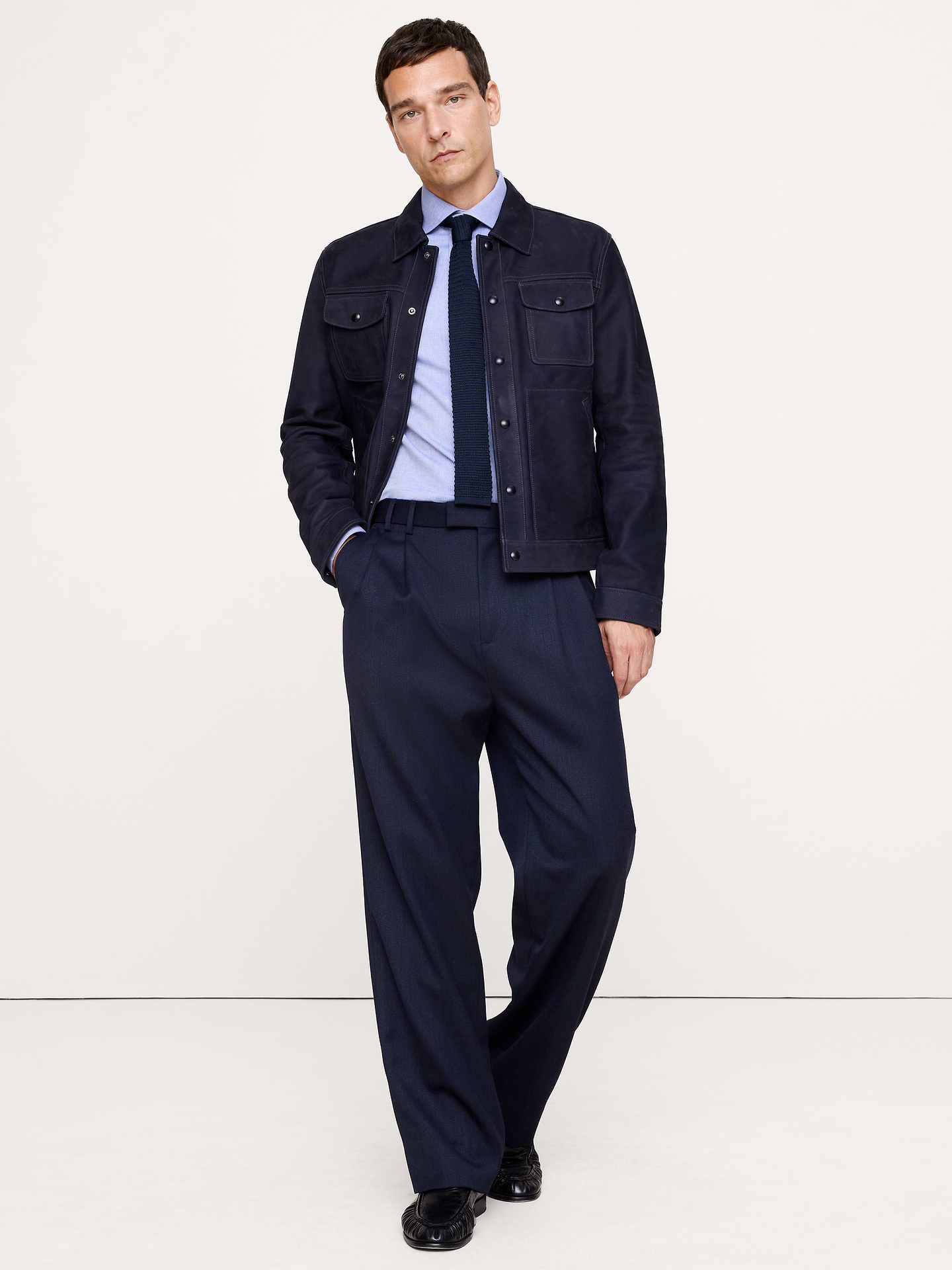 Image number 3 showing, Slim-Fit Cotton-Cashmere Dress Shirt