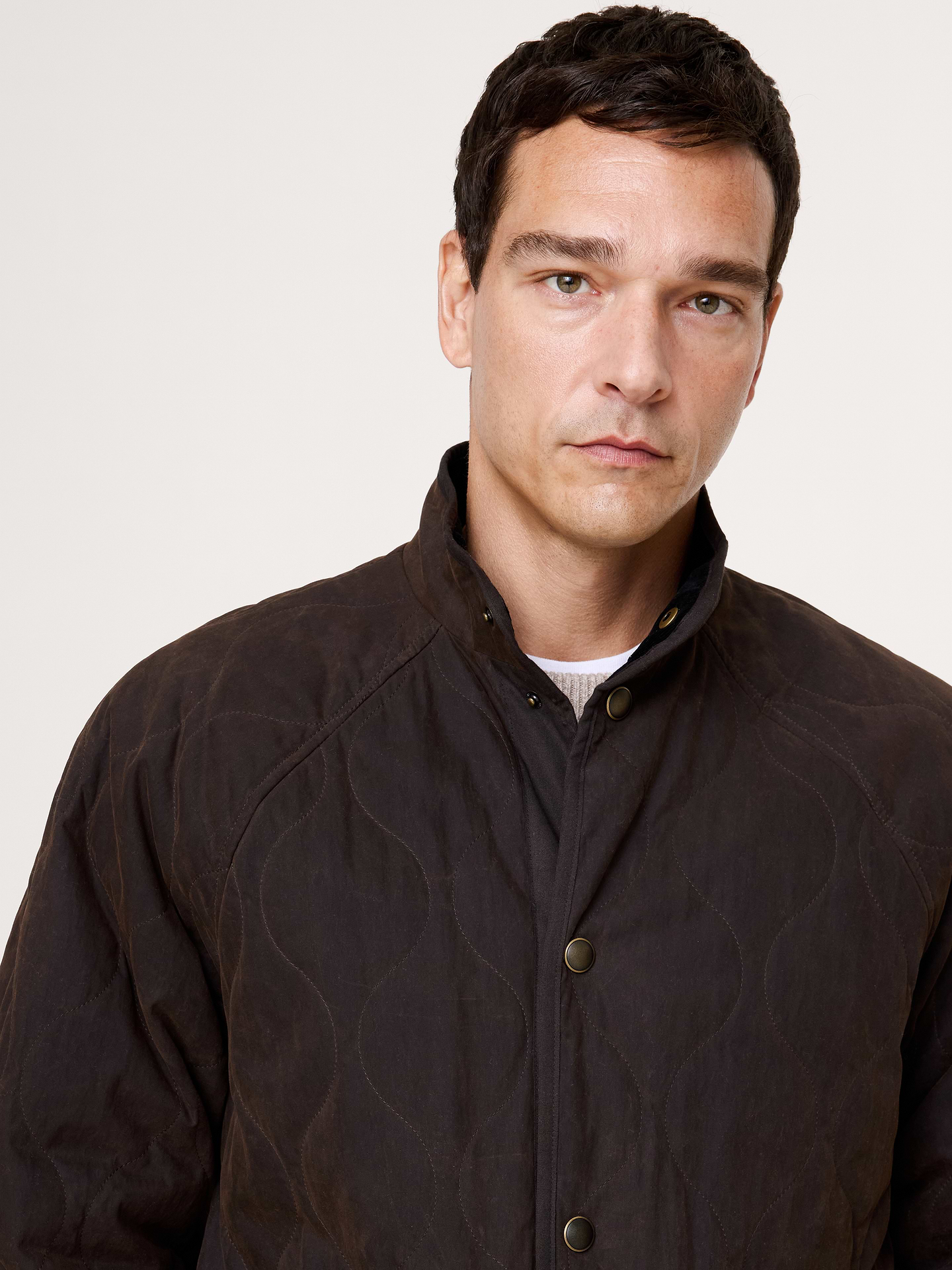 Image 4 of 7, Relaxed Wax Quilted Jacket