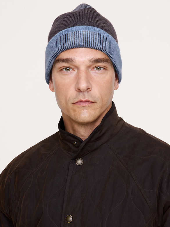Merino Lightweight Striped Beanie