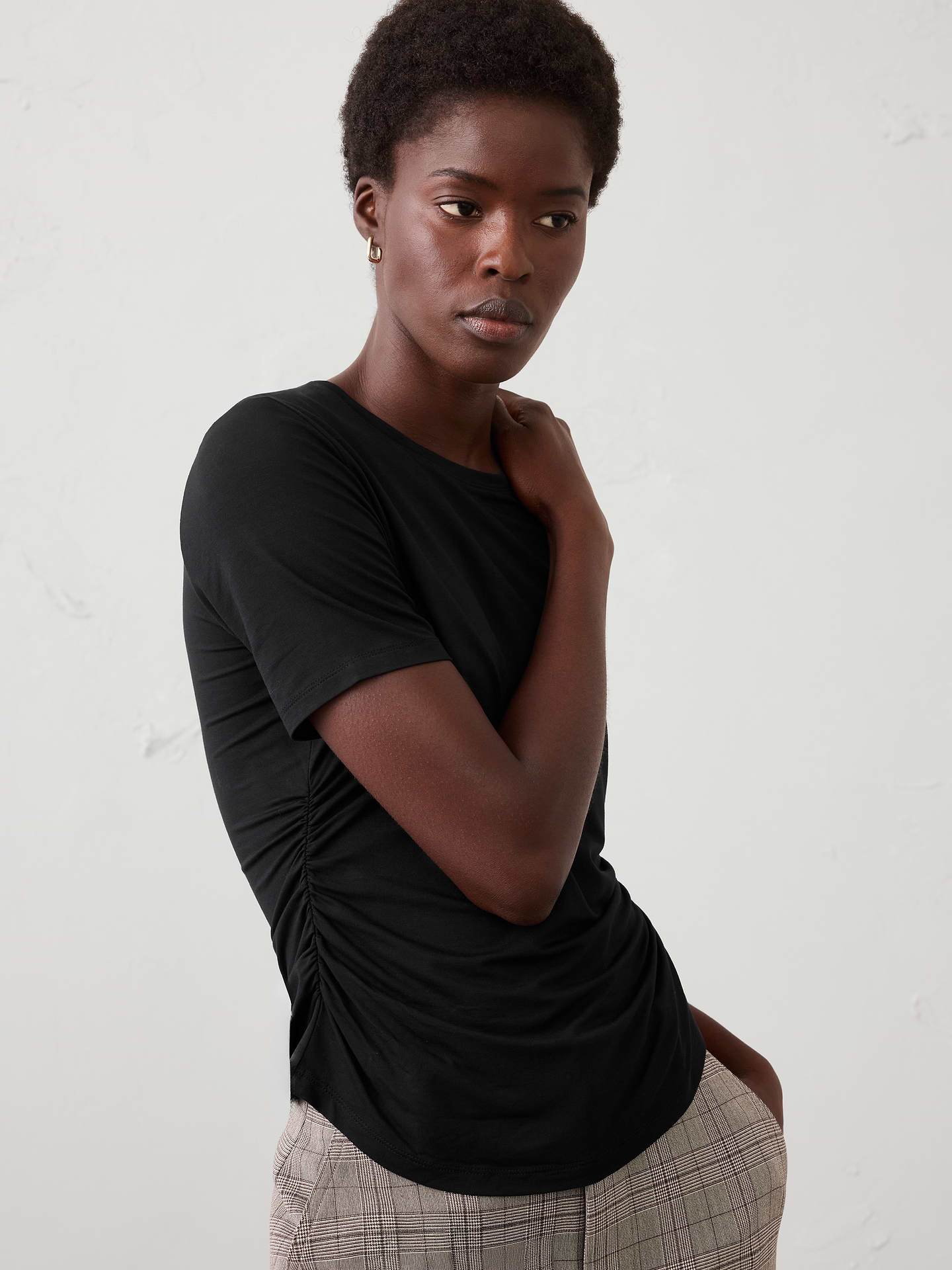 Image number 3 showing, Sheen Slub T-Shirt