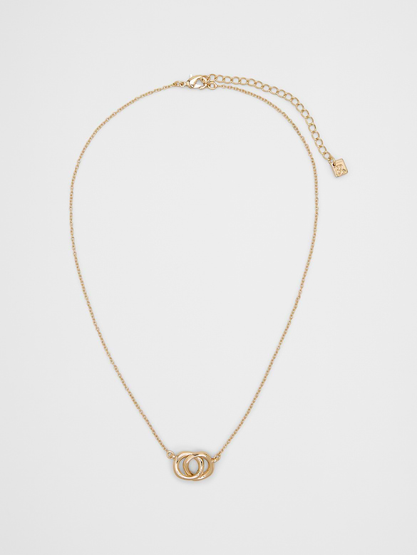 Intertwined Ring Necklace