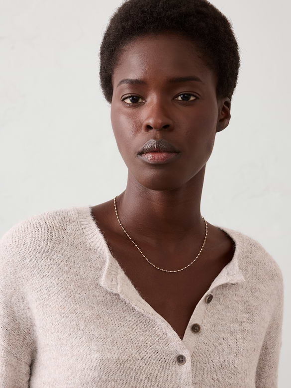 Delicate Beaded Layering Necklace