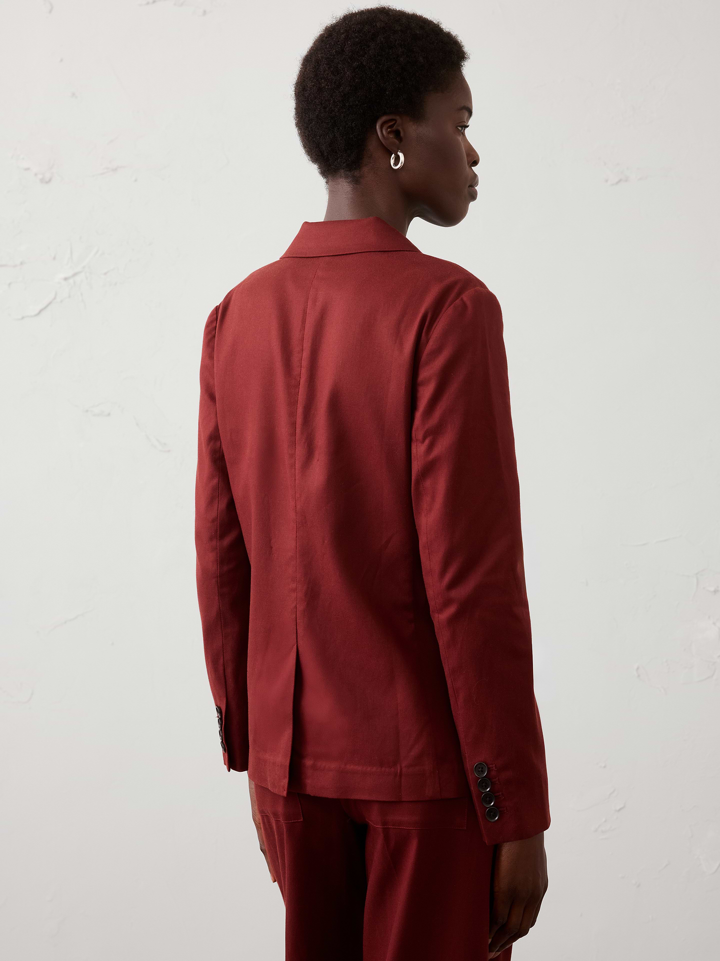 Image number 2 showing, Drapey Tencel Blazer