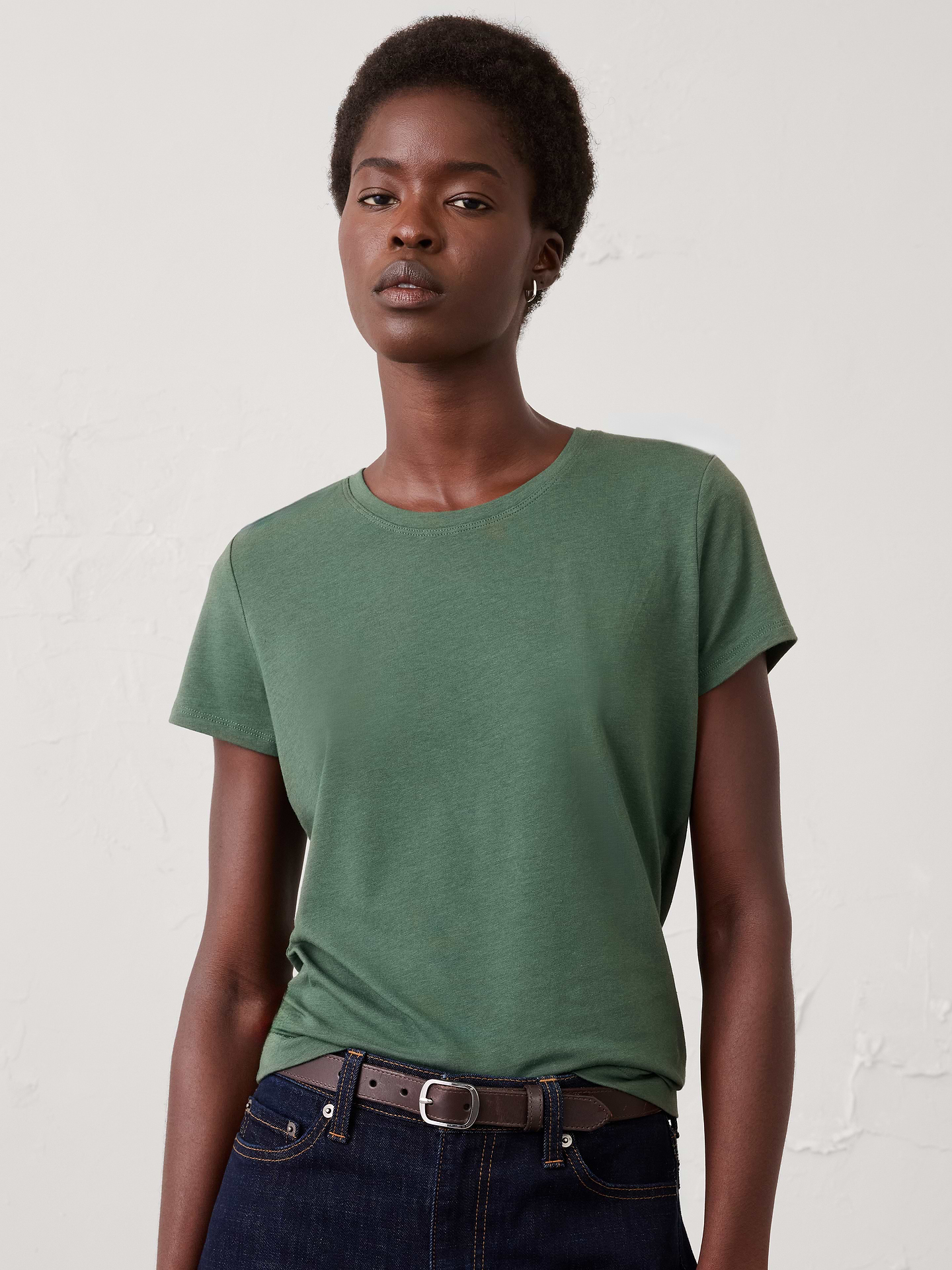 Image number 1 showing, Timeless Crew-Neck T-Shirt