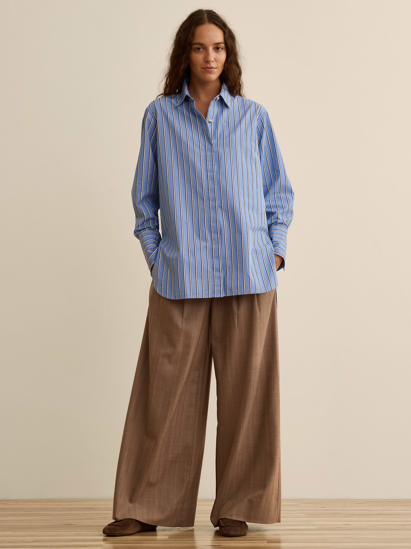 Image number 3 showing, Banana Republic x La Ligne | The Cotton Poplin Tunic