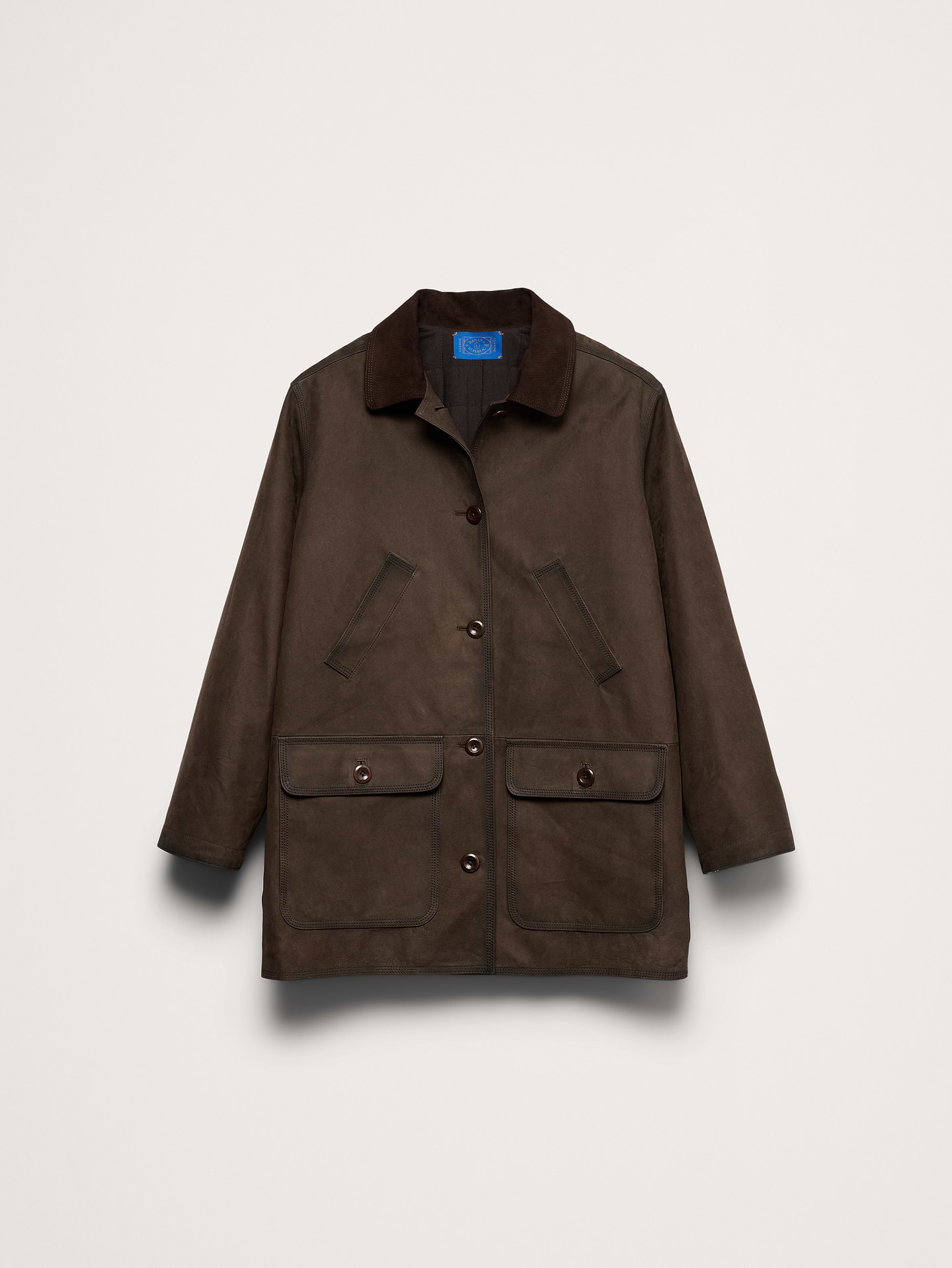 Image number 8 showing, Banana Republic x La Ligne | The Nubuck Barn Coat