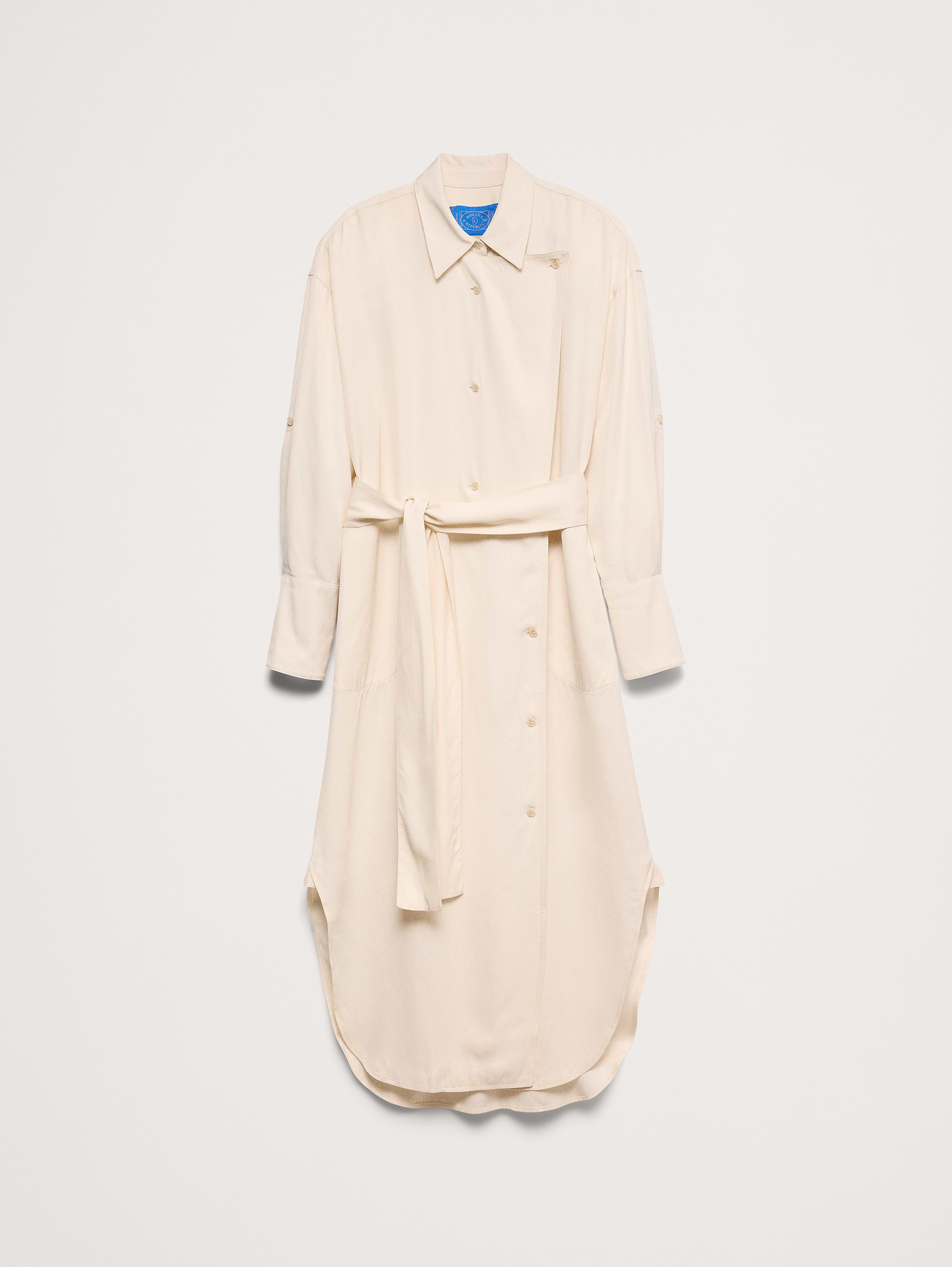 Image number 6 showing, Banana Republic x La Ligne | The Viscose Midi Shirt Dress