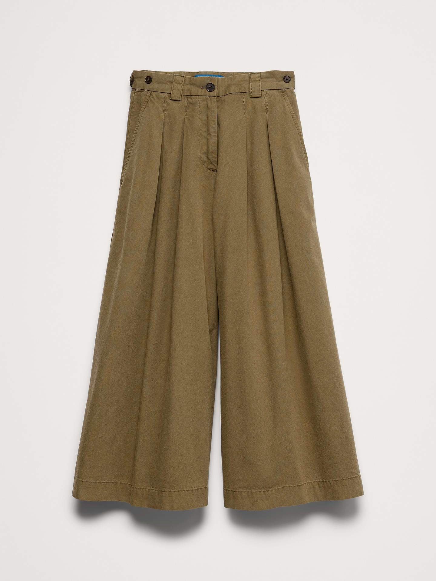 Image number 5 showing, Banana Republic x La Ligne | The High-Rise Cotton Culotte