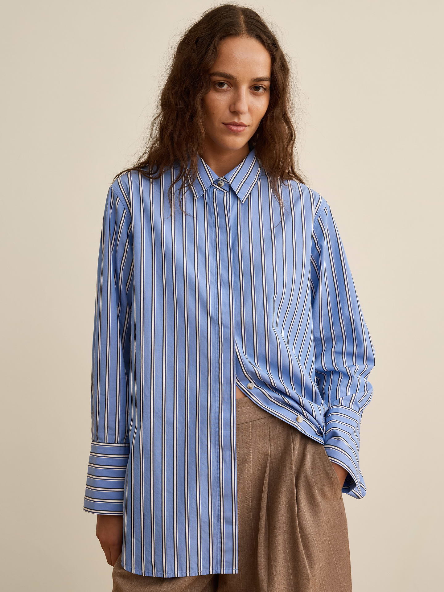 Image number 1 showing, Banana Republic x La Ligne | The Cotton Poplin Tunic