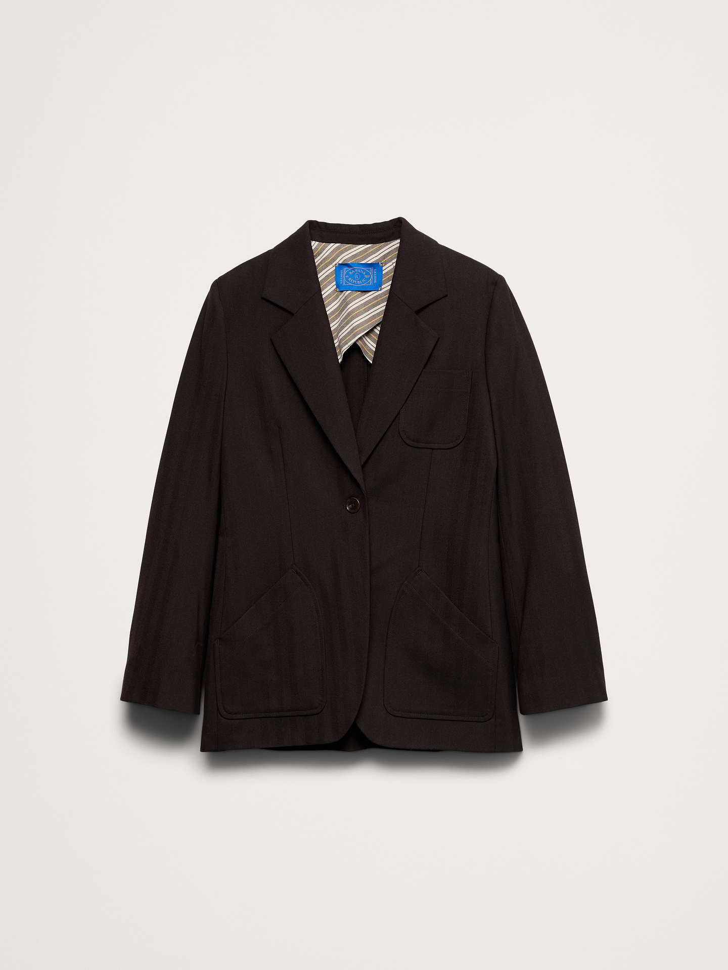Image number 7 showing, Banana Republic x La Ligne | The Slim Blazer