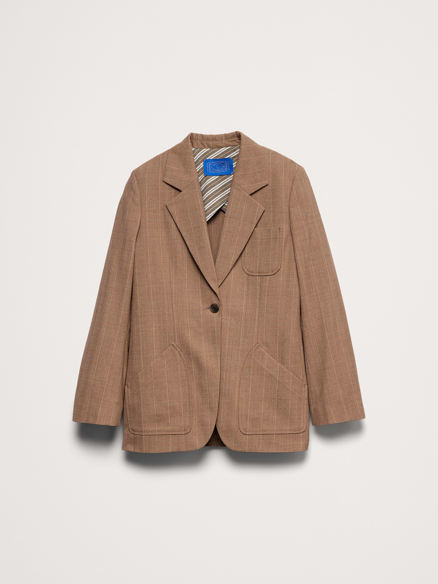 Image number 7 showing, Banana Republic x La Ligne | The Slim Blazer