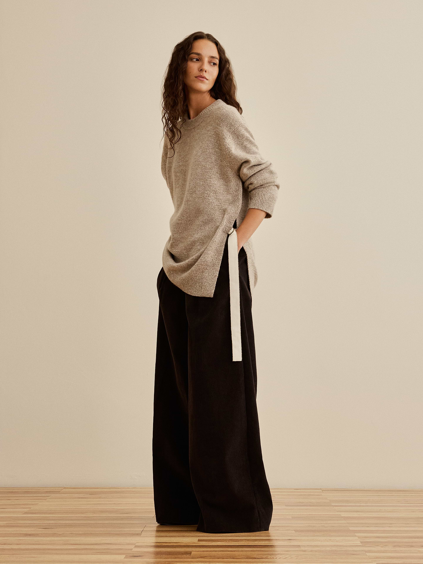 Image number 4 showing, Banana Republic x La Ligne | The Wide-Leg Cotton Corduroy Pant