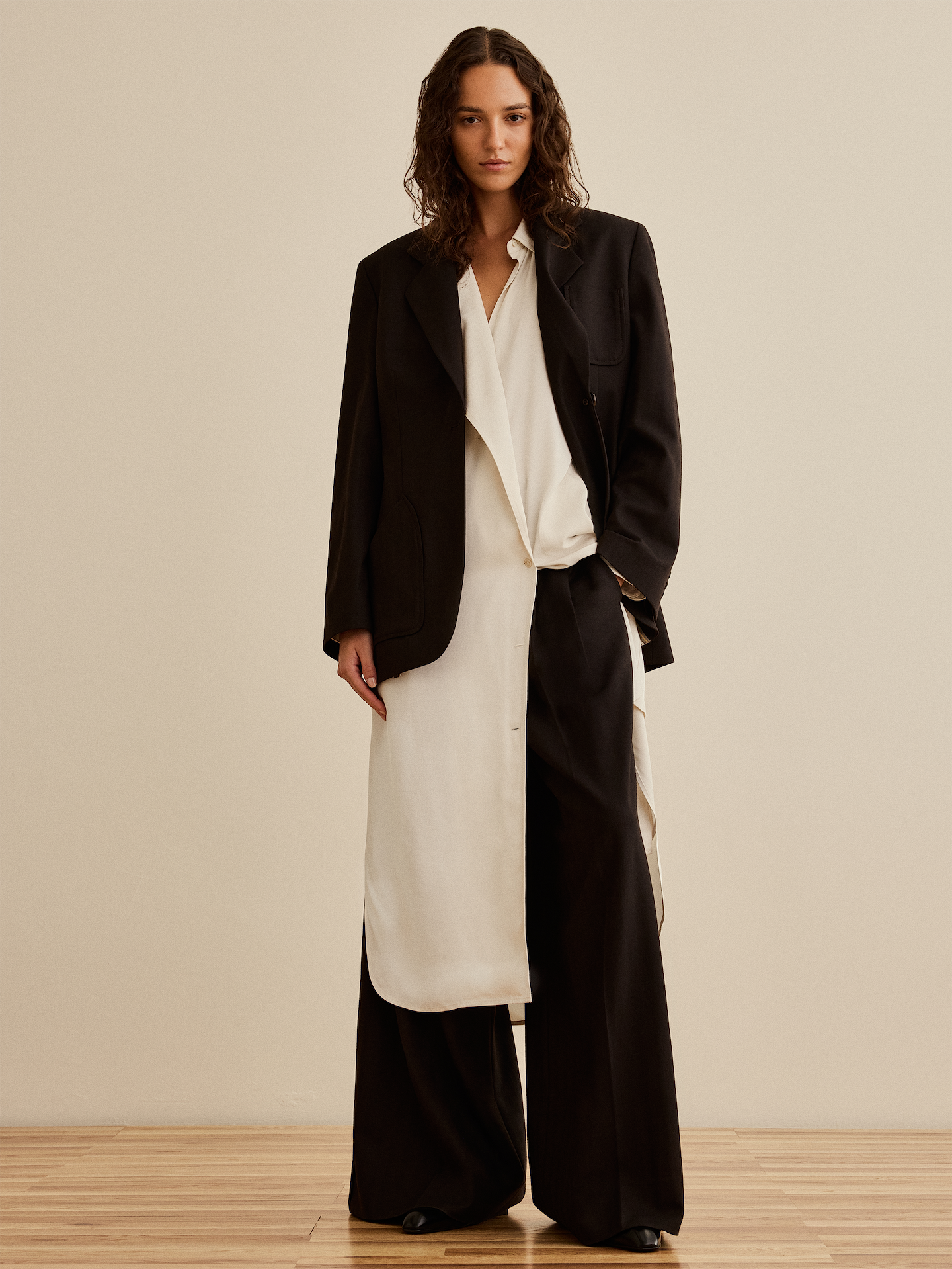 Image number 7 showing, Banana Republic x La Ligne | The Viscose Midi Shirt Dress