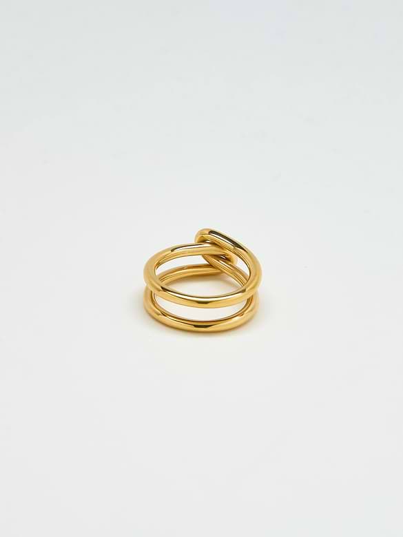 Admiral Row Gold Double Knot Ring