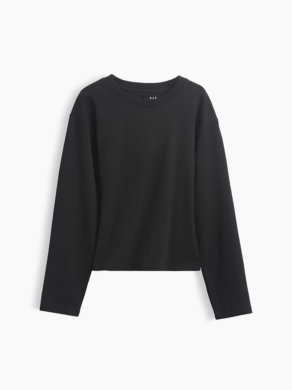Knit Fitted-Waist T-Shirt