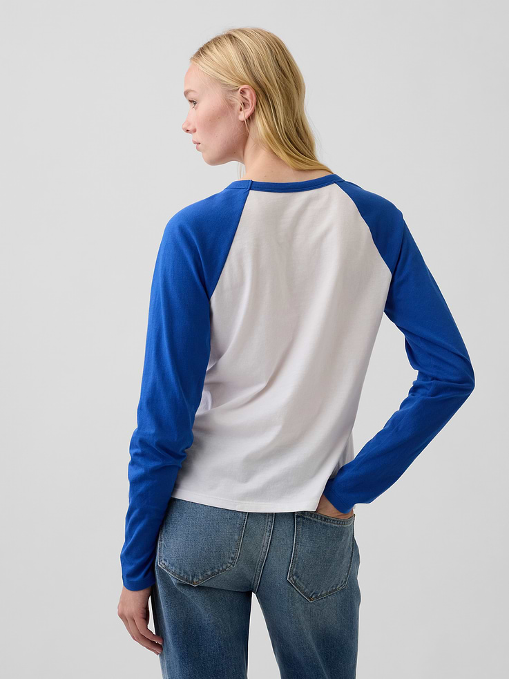 Image number 3 showing, Organic Cotton VintageSoft Raglan T-Shirt