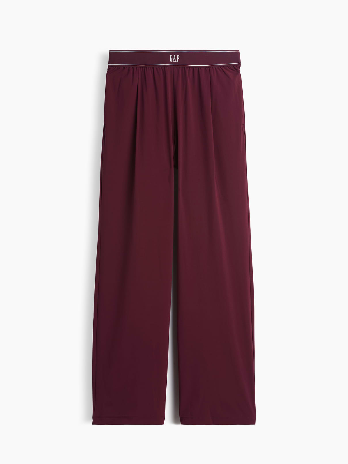Image number 1 showing, GapFit Pleated Easy Logo Pants