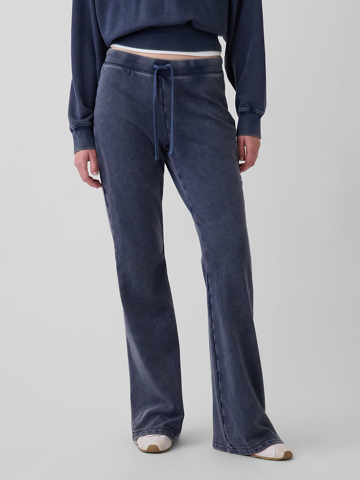 Image number 2 showing, VintageSoft Terry Flare Sweatpants