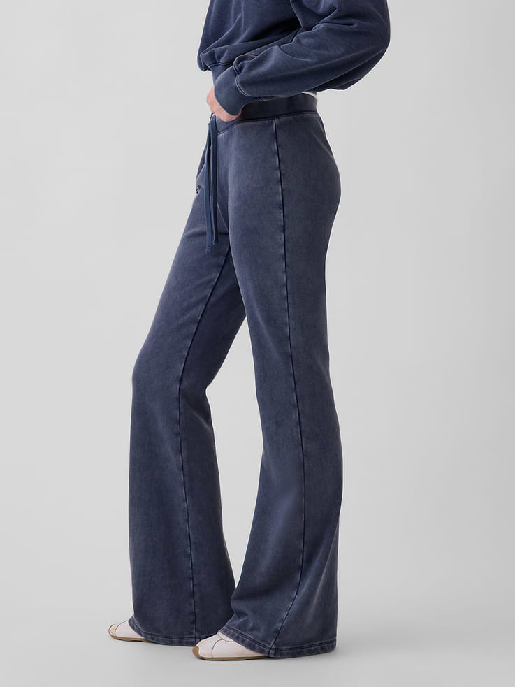 Image number 3 showing, VintageSoft Terry Flare Sweatpants