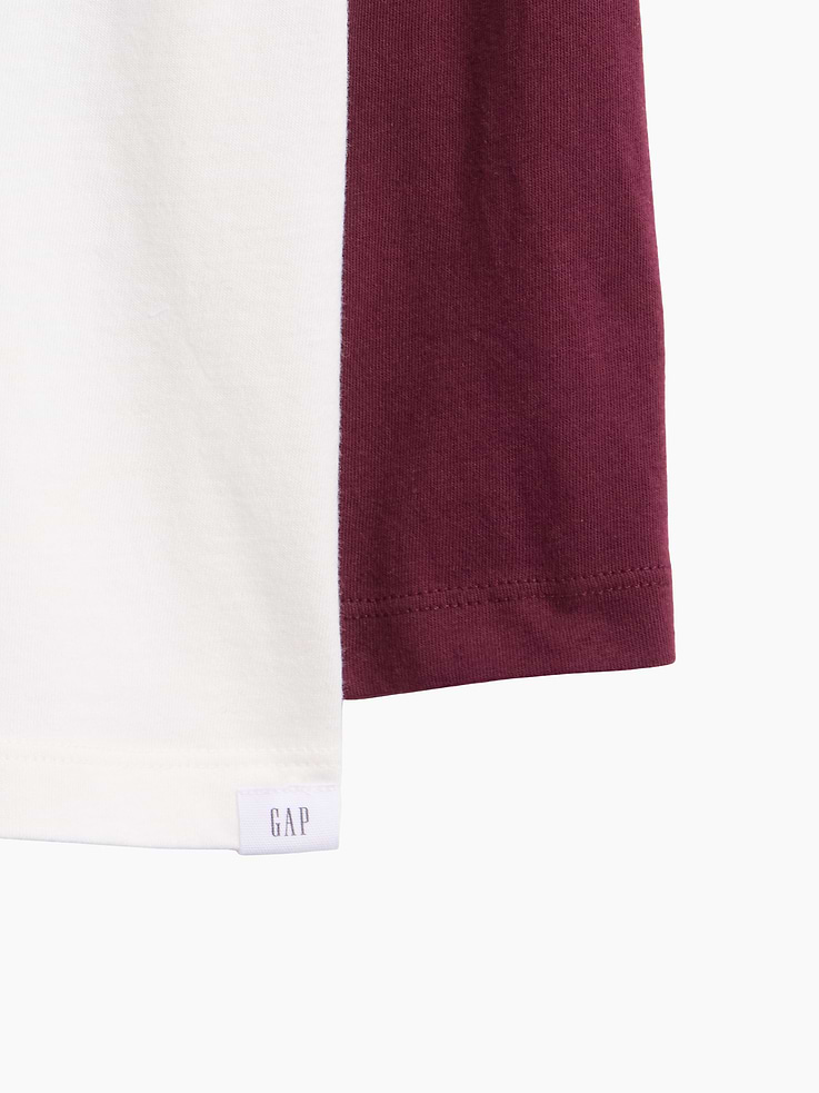 Image 2 of 3, babyGap Colorblock Ringer T-Shirt