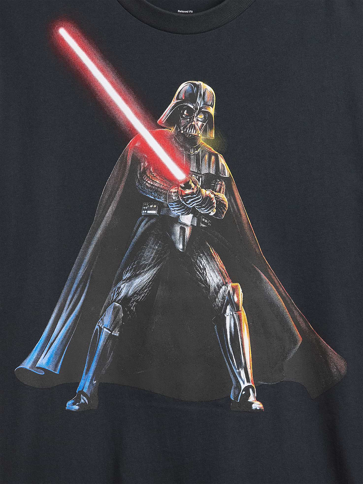 Image 4 of 5, Everyday Soft Star Wars™ Darth Vader Relaxed Graphic T-Shirt