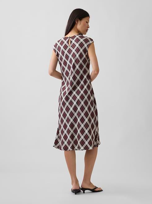 knee length dresses with cap sleeves Cap-Sleeve Knee-Length Dress evening party