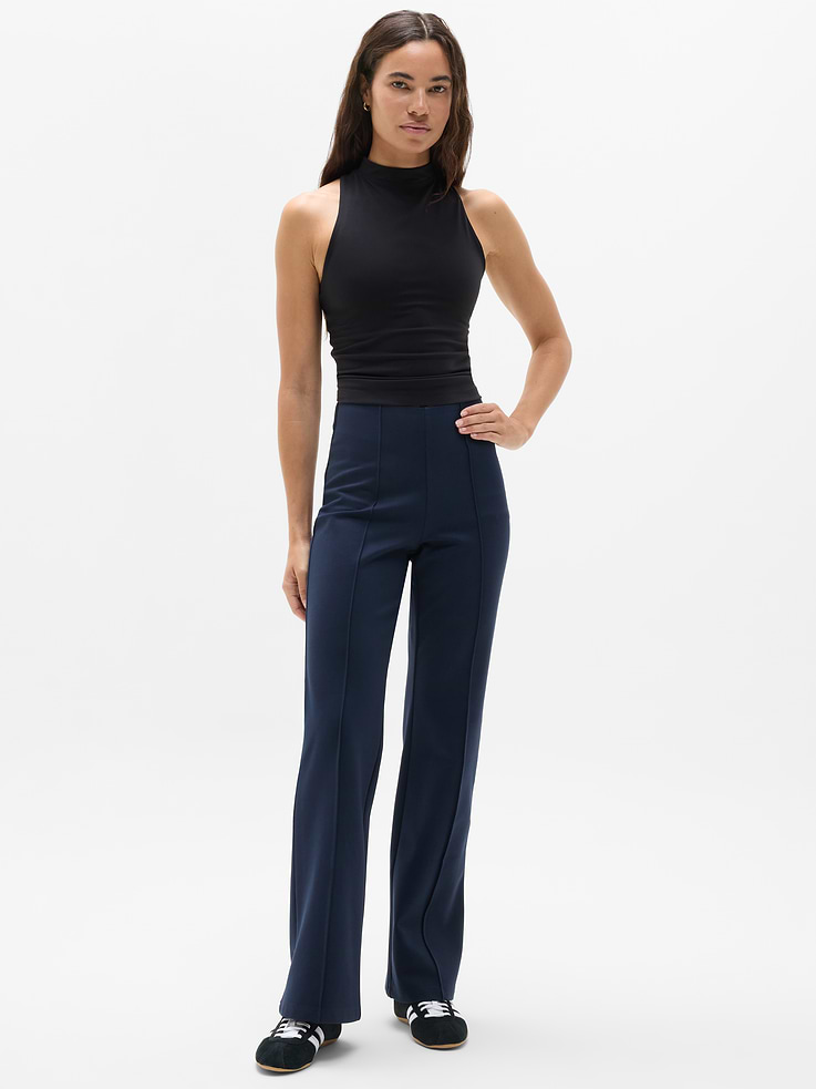 Image 1 of 6, FOR: Your workday commute and weekend travels, from meetings to meetups, FEEL: Sport Ponte offers softly structured comfort with breathable LENZING™ ECOVERO™ rayon, FAVE: Bonded waistband for a smooth, streamlined fit, Product #1174506