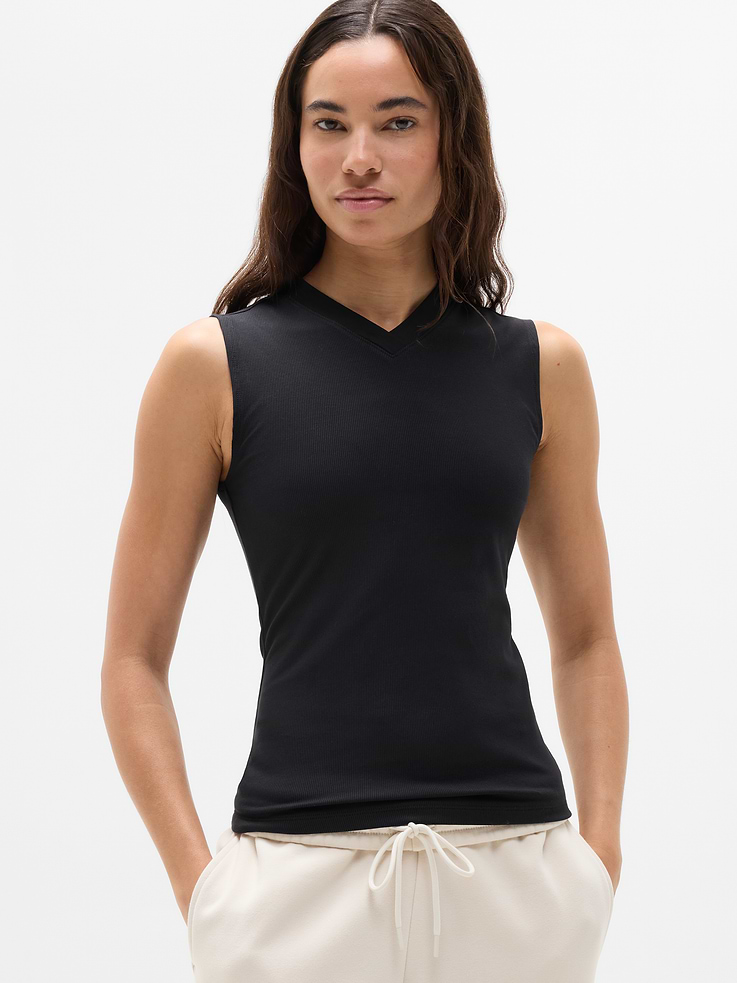 Image 1 of 5, FOR: Your workday commute and weekend travels, from meetings to meetups, FEEL: Silky-soft, premium modal with subtle rib texture, FAVE: A wardrobe essential that forever matches your favorite bottoms, Product #1174532