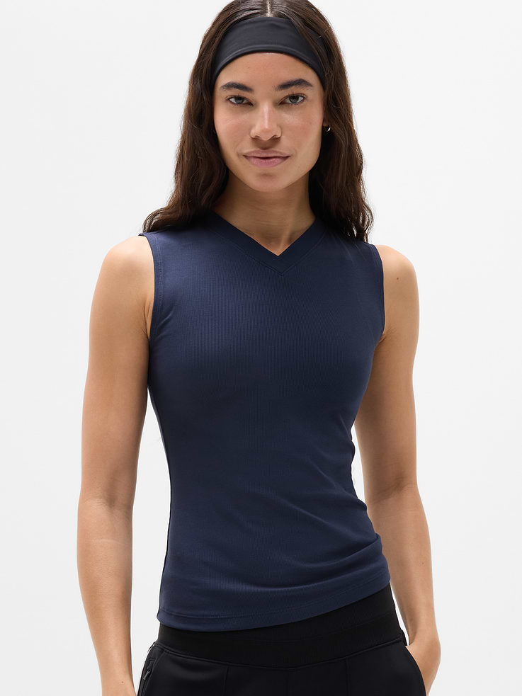 Image 1 of 6, FOR: Your workday commute and weekend travels, from meetings to meetups, FEEL: Silky-soft, premium modal with subtle rib texture, FAVE: A wardrobe essential that forever matches your favorite bottoms, Product #1174532