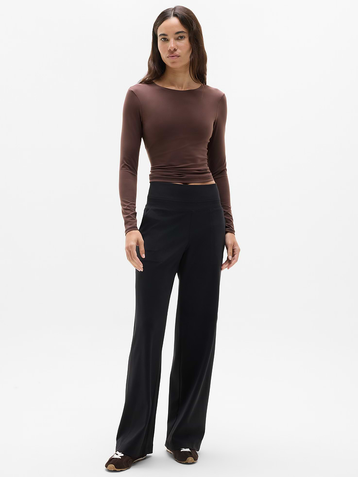 Image 5 of 7, BodyMove Crew Neck Long Sleeve Top