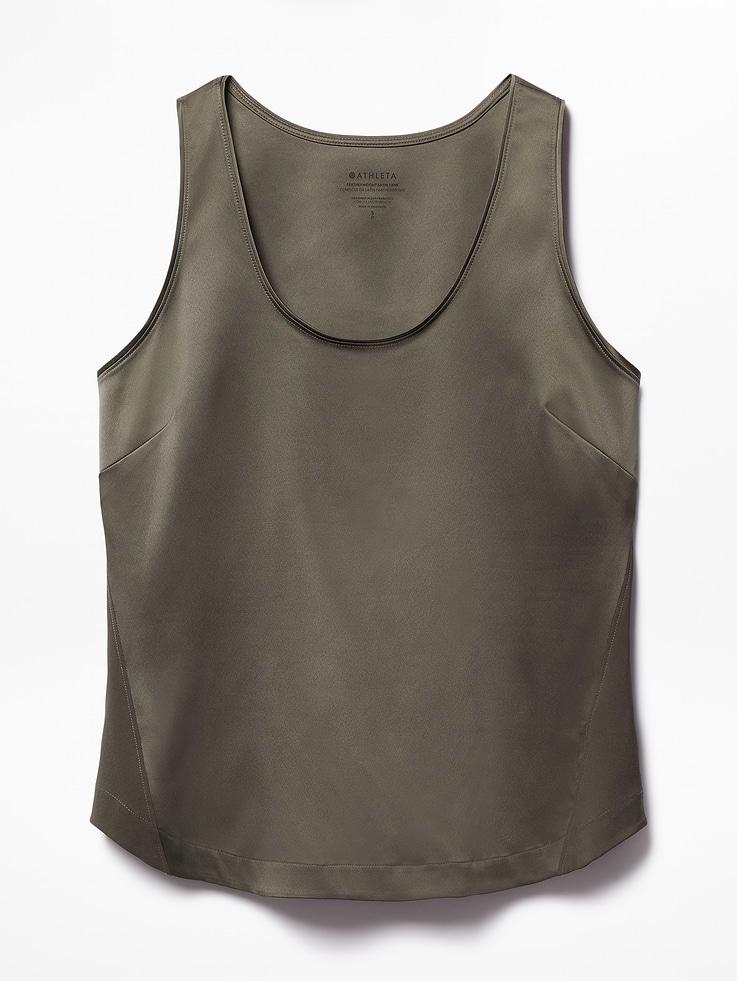Image number 7 showing, Featherweight Satin Tank