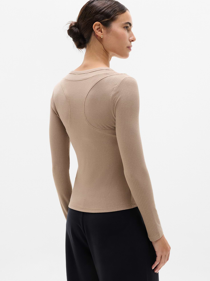 Image 3 of 5, Perfect Rib Layered Top