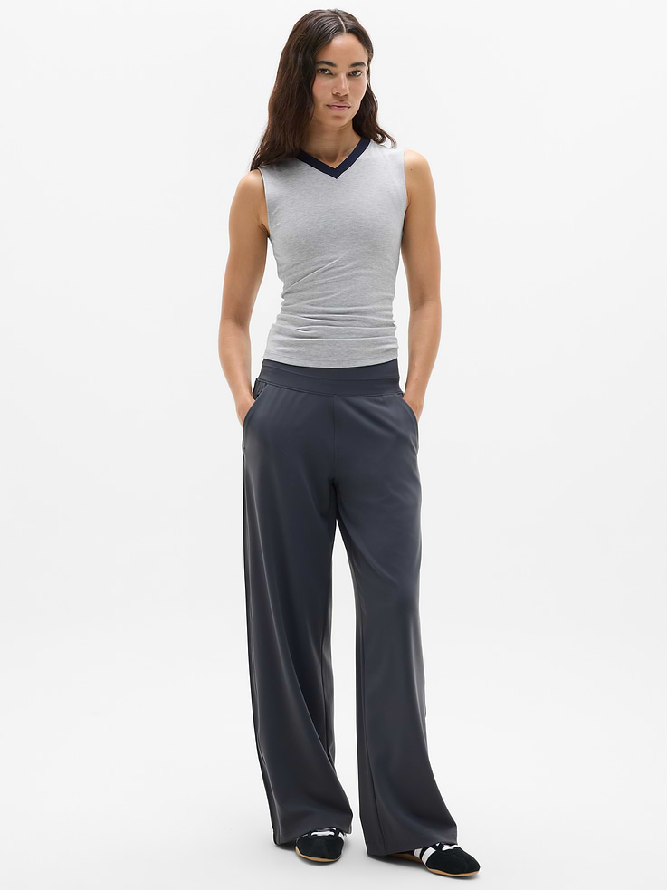 Image 2 of 5, Signature Rib V-Neck Muscle Tank