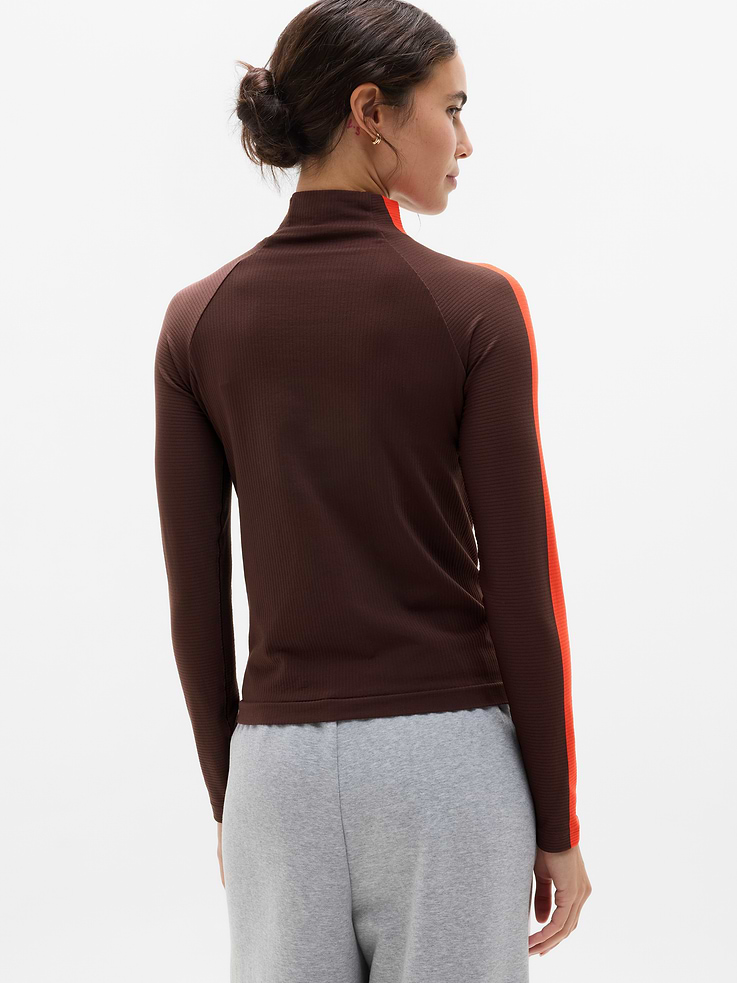 Image 3 of 5, Renew Seamless Mock Neck Top