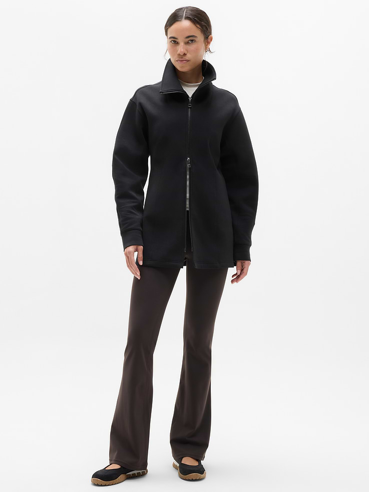 Image 2 of 5, Form Knit Seamed Full Zip
