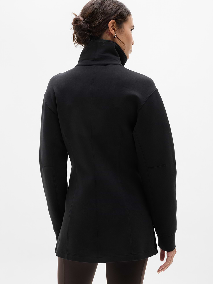 Image 3 of 5, Form Knit Seamed Full Zip