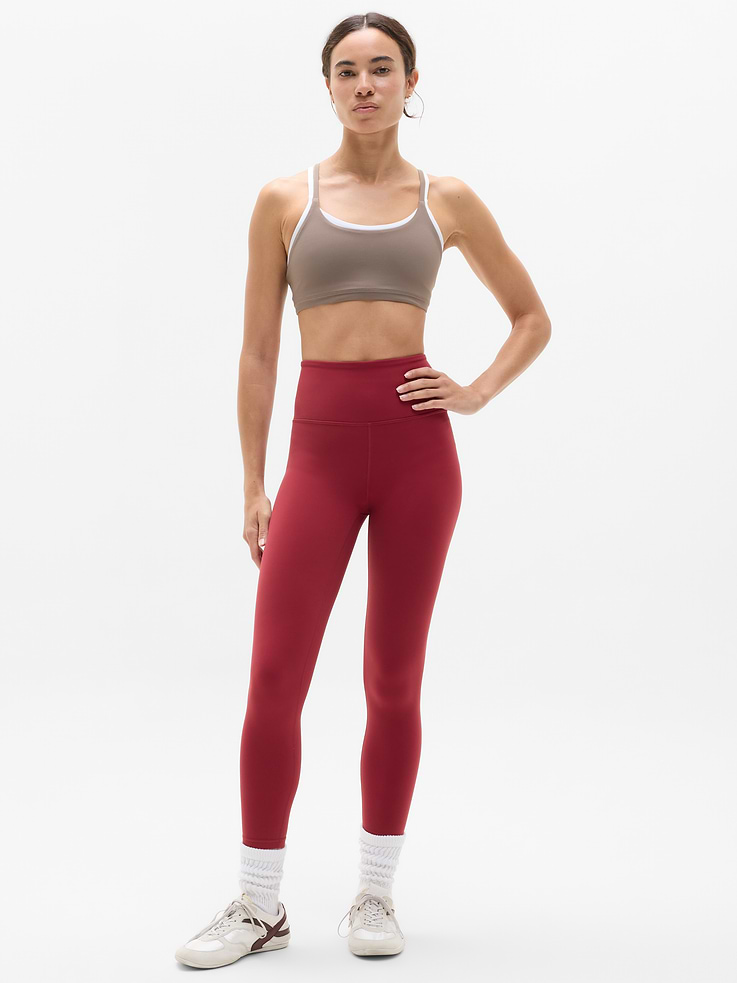 Image 1 of 6, FOR: Your yoga flow and sessions in the studio, FEEL: Powervita fabric is buttery soft with support that feels like a gentle hug, FAVE: Unpinchable three-layer waistband with mesh inner lining streamlines and supports, Back drop-in pocket to stash your essentials, Limited seams for a distraction-free practice, Made with our customer-obsessed, second-skin Powervita fabric, our yoga leggings/pants are designed for your ultimate distraction-free practice, Product #599750
