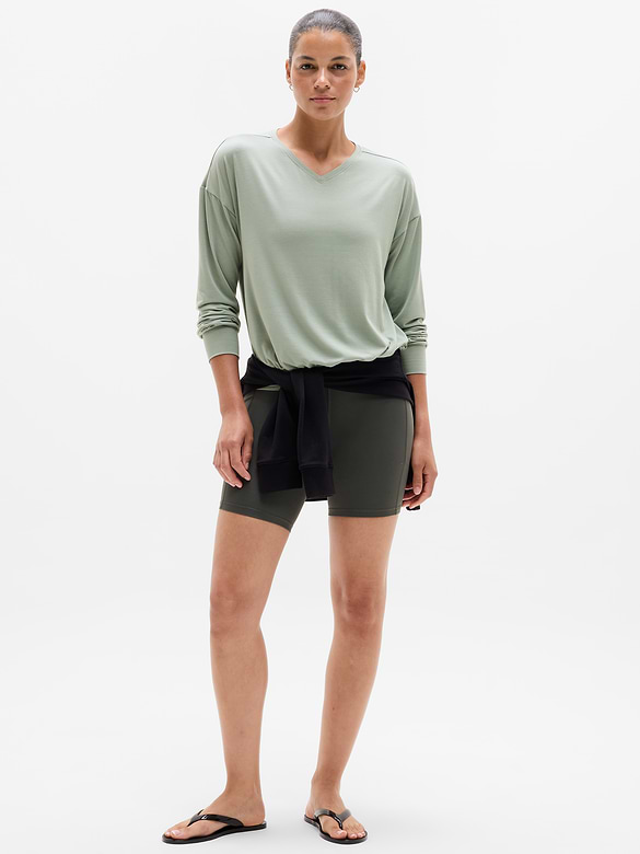 Move With Ease V-Neck Top