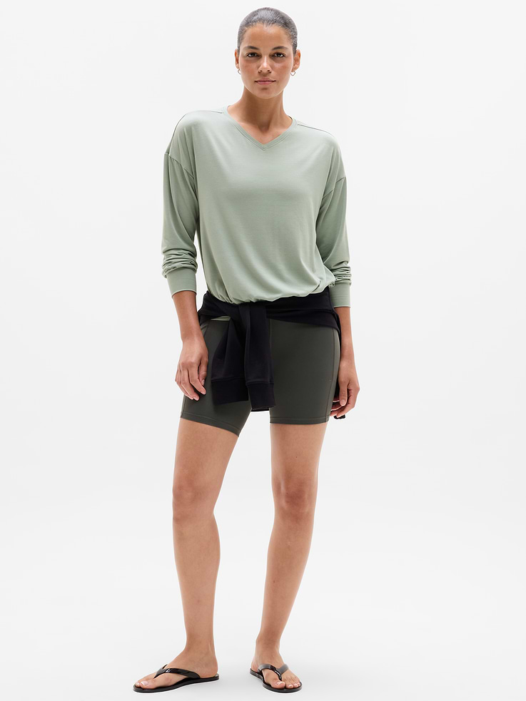 Image number 4 showing, Move With Ease V-Neck Top