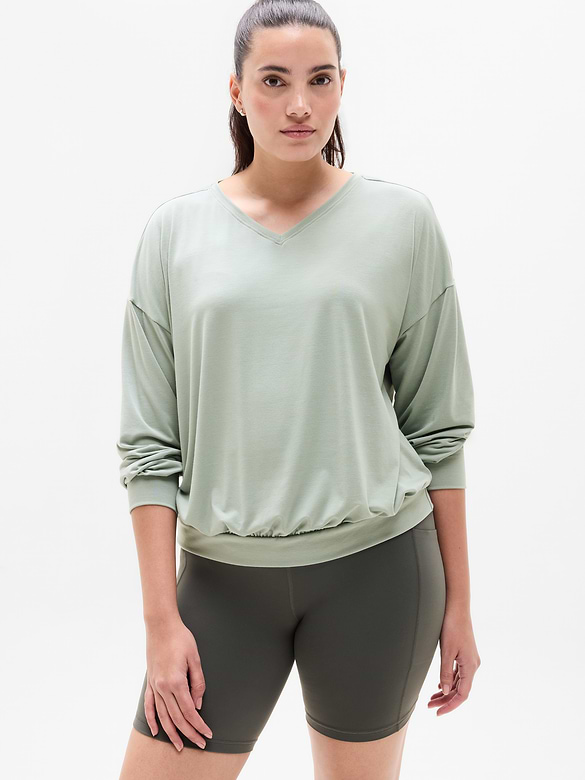 Move With Ease V-Neck Top