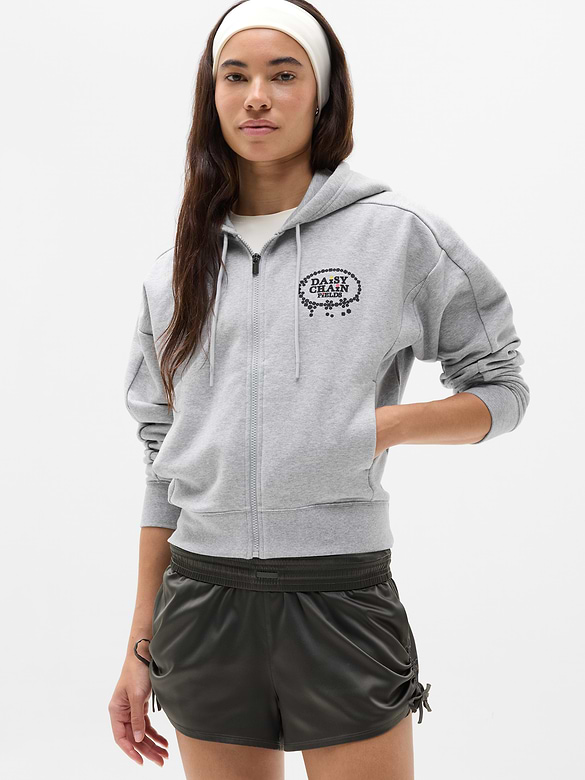 Athleta x Daisy Chain Fields Forever Fleece Hoodie