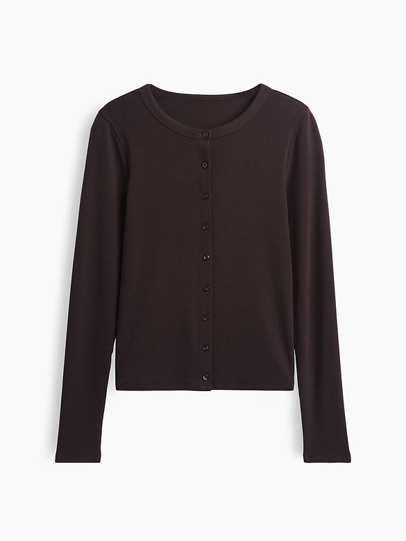 Modern Crewneck Cardigan