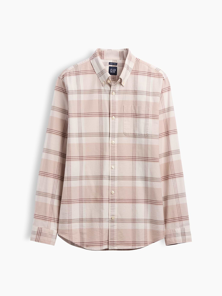 L'image numéro 5 présente Chemise oxford à carreaux